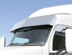 Peterbilt Drop Visors for two piece curved windshields